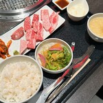 Yakiniku ao - A3和牛焼肉ランチ（1300円）