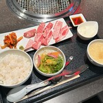 Yakiniku ao - A3和牛焼肉ランチ（1300円）