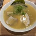 濃厚鶏塩白湯ラーメン ほったて小屋 - 