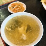 龍華園 - セットのスープ