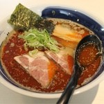 らー麺 山さわ - ＃００６ ＠辛い煮干ラーメン８００円