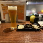 11丁目の5坪 - ビール　おとおし