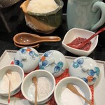 日本料理　花木鳥 - 塩4種