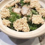 日本料理　花木鳥 - 鮑とお焦げの蟹あんかけご飯