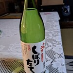 岡村酒造場 - ドリンク写真:生酒 千鳥正宗しぼりたて(5合瓶 1280円税込)