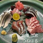 酒菜や つねはる - おまかせ刺身5種盛り