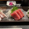 Sugiya - 料理写真:お刺身定食 三種盛り(ご飯抜き) 1200円。