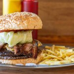 ハニービー - 2024.2 フリートアドミラル1ポンドネイビーバーガーコンボ（3,980円）