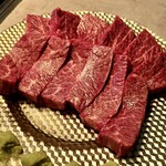 焼肉 うしの絵 - 厚切りハラミツラミ（¥2,000×6人前）