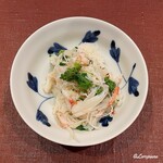 御料理 寺沢 - ずわいがにと菜花の炊込みごはん
