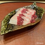 御料理 寺沢 - 熊肉のしゃぶしゃぶ