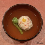 御料理 寺沢 - 蟹真薯の椀物