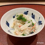 御料理 寺沢 - ずわいがにと菜花の炊込みごはん