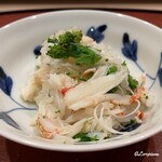 御料理 寺沢 - ずわいがにと菜花の炊込みごはん