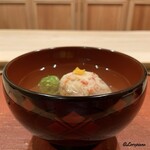 御料理 寺沢 - 蟹真薯の椀物
