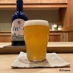 御料理 寺沢 - ユキノチカラの白ビール