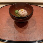 御料理 寺沢 - 蟹真薯の椀物