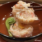 御料理 寺沢 - 贅沢過ぎるずわいがにの蟹真薯