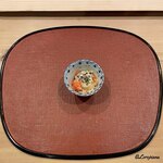 御料理 寺沢 - 河豚皮とトマトの土佐酢和え