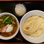 三ツ島 真打 - 豚バラ肉の温玉つけ麺（H26.1.7）