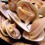 大衆料理　川治 - ハマグリの酒蒸し