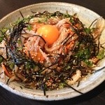 牛すじ焼きうどん