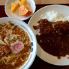 Shokudou Hiro - 『カレーライス、ラーメンセット』(税込み1000円)