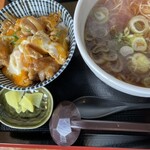 Gansonamasoumemmemmen - とりそうめんと親子丼。いくらだったかな。