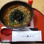 太郎茶屋 鎌倉 - とり辛蕎麦　980円