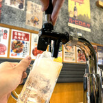 焼肉ホルモン たけ田 - 蛇口レモンサワー