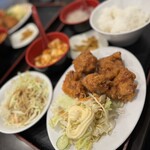 玉仙楼 - 唐揚とマーボー豆腐定食