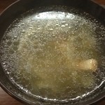 元町通り3丁目 - 2014.1.4 神戸キーマカレー(週替わりスープ付き)650円。オニオンスープ♪