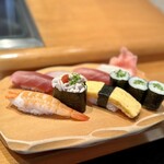 しほう田 - にぎり鮨ランチ … ¥1,300円（税込）