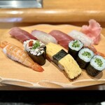 しほう田 - にぎり鮨ランチ … ¥1,300円（税込）