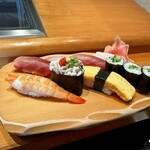 しほう田 - にぎり鮨ランチ … ¥1,300円（税込）
