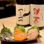 Assorted sashimi 3 types