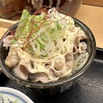 Tsuke Soba Aduchi - ■ざるそば豚マヨミニ丼セット¥1,000