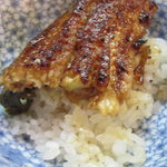 かぶと - 天然物の蒲焼を新米の上に・・・美味すぎて記憶がなくなります
