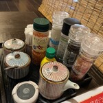 地鶏焼 かがり火 - 岩塩やスパイスは豊富