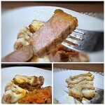 パザパ - ＊豚肉は火入れがよく、見た目より柔らかく美味しい。 ＊ラザニア好きですし、お味も食感も好み。
