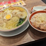 Koushuu Ichiba - ランチ雲呑麺ご飯セット