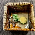 NOMI RESTAURANT - A cucumber that doesn't realize it's being cut 押すと引く