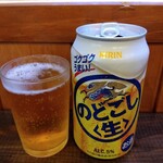 俺の中華たなか家 - 先着は「のどごし生」♬グラスも冷え❄冷え❄嬉しい♥提供です(^_^)d