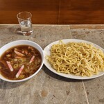 Tsukemen Haremaru - チャーシューつけ麺（1150円）大盛（100円）いわゆる丸長系です