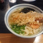 ぷりうまうどん ふる里 - 天婦羅うどん(*´ω｀*)