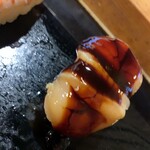 Ootazushi - 煮詰めの　帆立　甘い！