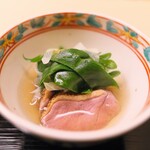 道人 - 鴨の鍋を取り分けて。