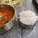 ラオン 焼肉 - 大盛りライス