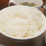 キッチン ブルー グローブ - ご飯大盛りのアップ