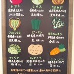 グリーン グリーティングス - 野菜は、実際出向いて開拓した生産者さんから直接送ってもらっています。鮮度もまごころもフレッシュな野菜です。